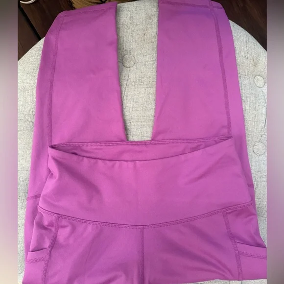 Zella Vibrant Purple Size Small Crop Pocket Leggings✨EUC! - Picture 3 of 4